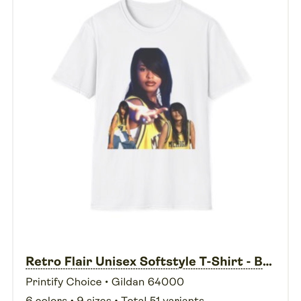 White T-Shirt with Graphic Print